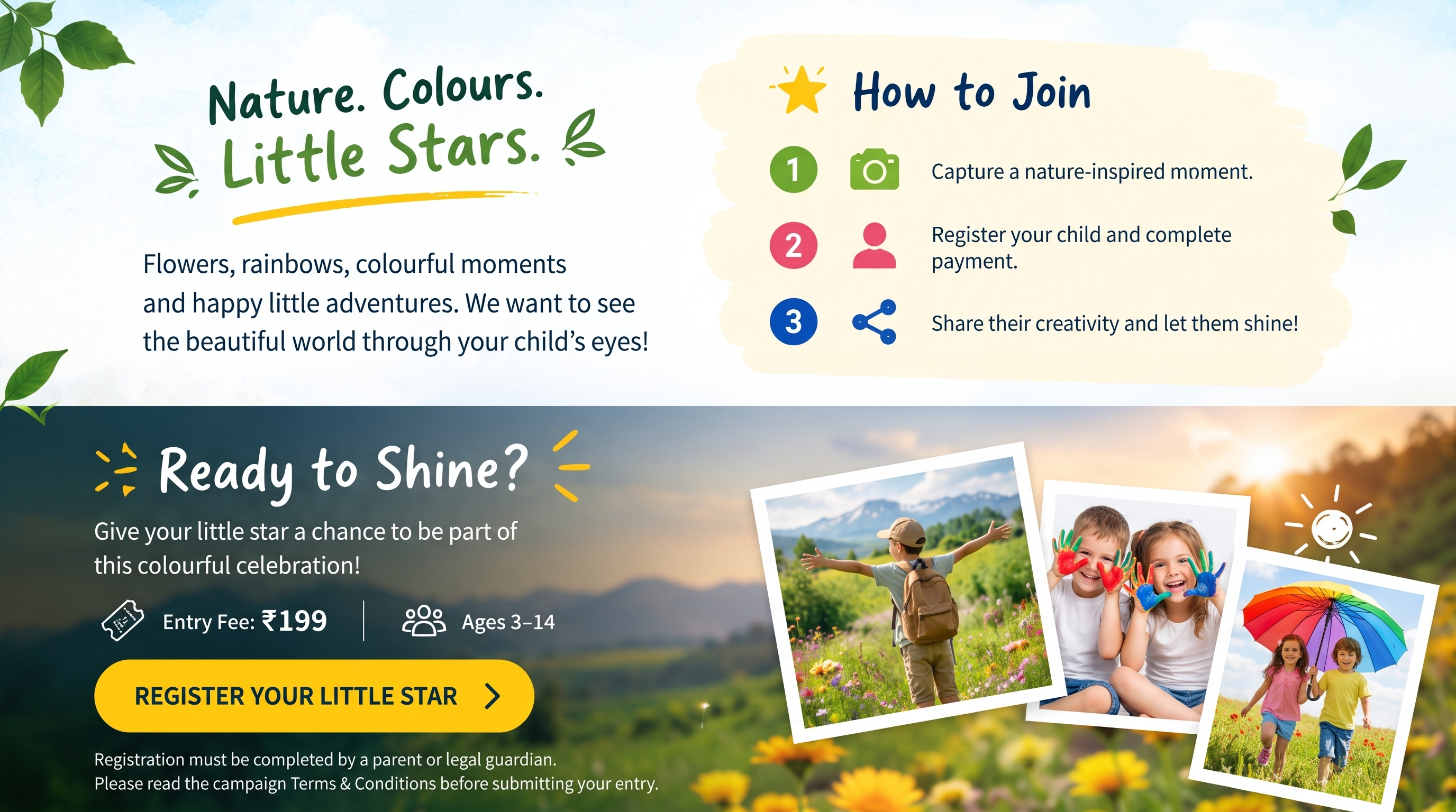 face of nature 2026 LITTLE STARS EDITION